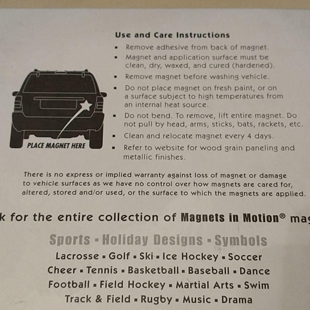 π3/$12 Karate Girl Car Magnet! - Picture 3 of 6